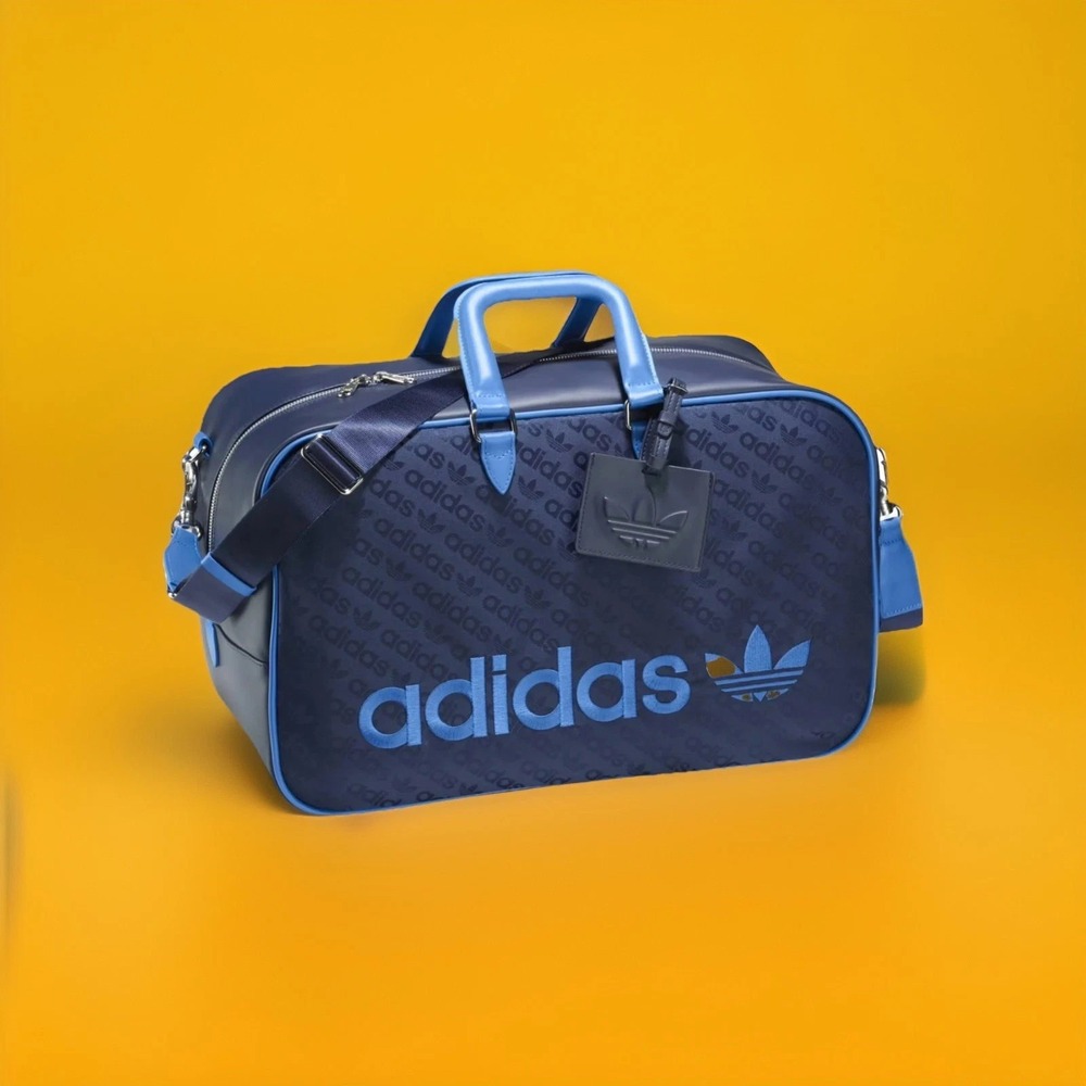 Adidas Originals Holdall Golf Sport Boston Bag Indigo Blue Rare Jd6638